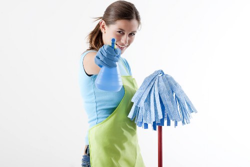 Professional carpet cleaning equipment prepared for a scheduled service appointment