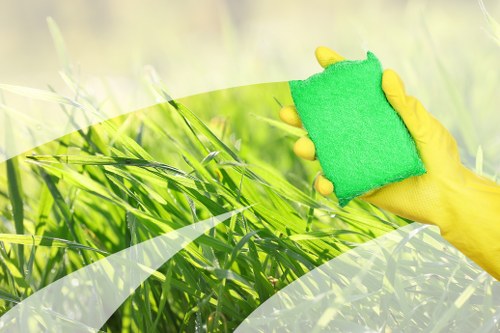 Carpet cleaning team focusing on recycling and sustainable waste handling in Spitalfields